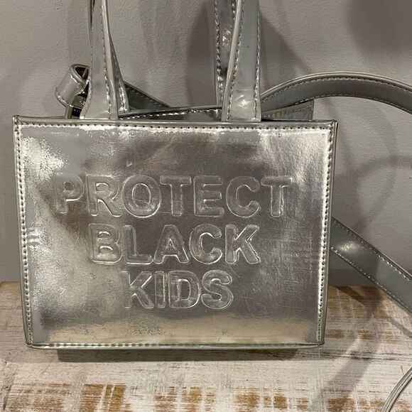 CISE PBK Vegan Leather Mini Bag in Chrome - Picture 1 of 11